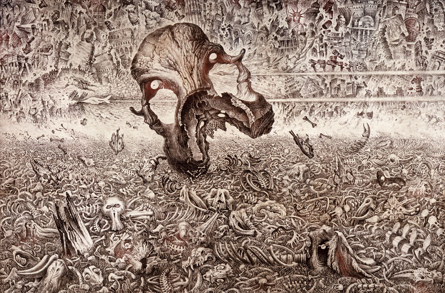 სიმბოლურ-ალეგორიული სერია „გაფრთხილება“