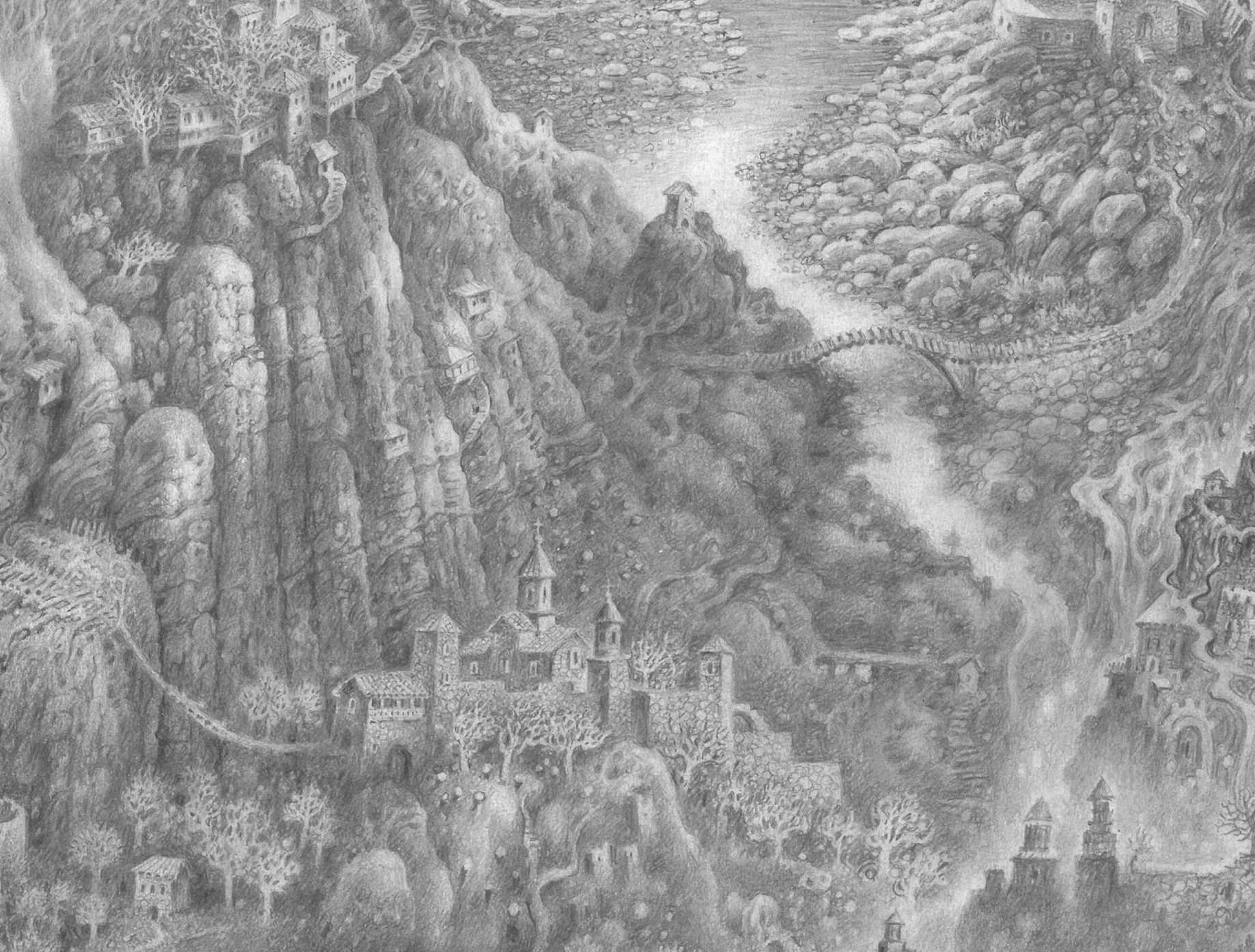 მოწამეთას მონასტერი. ფრაგმენტი