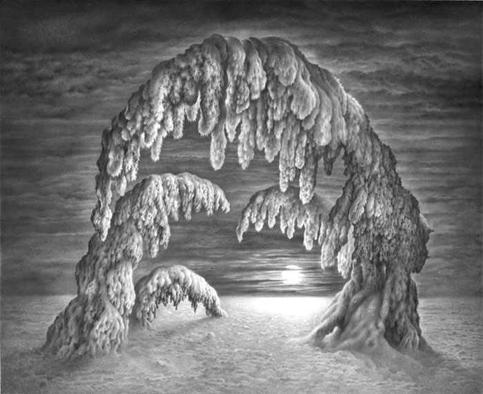 მთვარის სონატა. ვარიანტი  8. ფანქარი