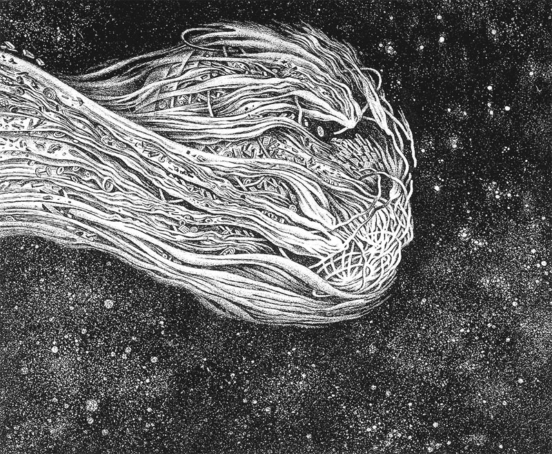 კომეტა.  მარჯვენა ნაწილი.