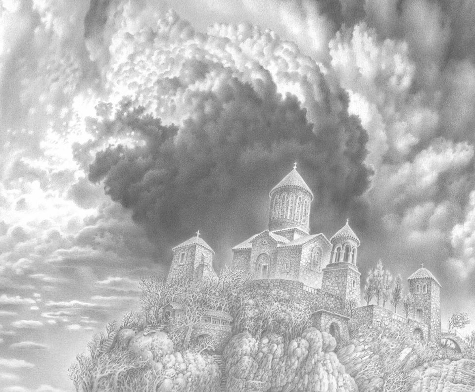 მოწამეთას მონასტერი.   ფრაგმენტი