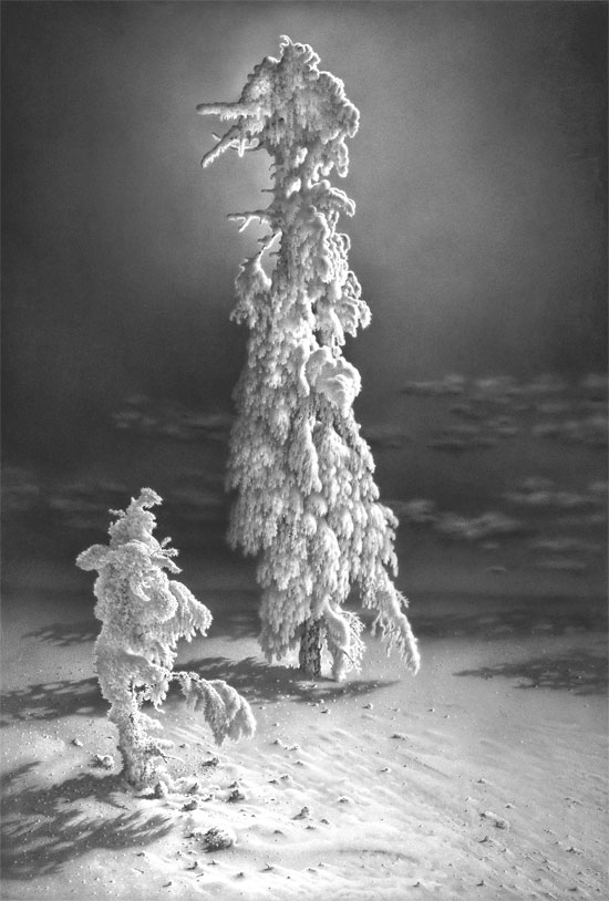 მთვარის სონატა. ვარიანტი 6. ფანქარი